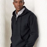 NuBlend® Quarter-Zip Hooded Sweatshirt