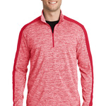 PosiCharge ® Electric Heather Colorblock 1/4 Zip Pullover
