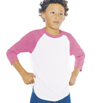 Youth 50/50 Poly/Cotton Three-Quarter Sleeve Tee