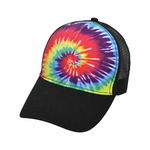 Tie-Dyed 5-Panel Trucker Cap