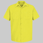 Enhanced Visibility Short Sleeve Work Shirt Tall Sizes