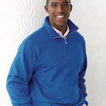 Nublend® Cadet Collar Quarter-Zip Sweatshirt