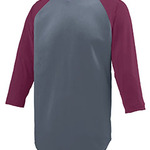 WEB STORE Adult Wicking Polyester 3/4 Raglan Sleeve T-Shirt