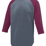 WEB STORE Youth Wicking Polyester 3/4 Raglan Sleeve T-Shirt