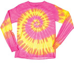 Wave Tie-Dyed Long Sleeve T-Shirt