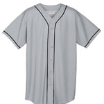 Youth Wicking Mesh Button Front Jersey
