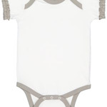 Infant Ruffle Fine Jersey Bodysuit
