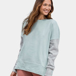Women's Cloud Fleece Colorblocked Crewneck Sweatshirt