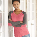 Women's Preppy Patch Slub T-Shirt
