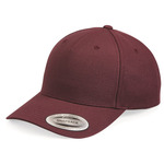 Premium Five-Panel Curved Visor Snapback Cap