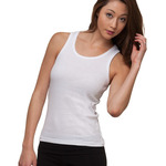 Women's USA-Made 2x1 Ribbed Tank Top