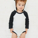 Fine Jersey Infant Character Hooded Long Sleeve Bodysuit with Ears