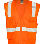 Six Pocket Zipper Vest