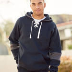 Sport Lace Colorblocked Fleece Hooded Sweatshirt