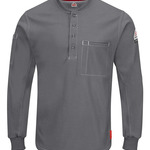 iQ Series® Plus Long Sleeve Henley - Tall Sizes