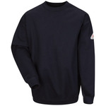 Pullover Crewneck Sweatshirt - Cotton/Spandex Blend