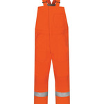 Deluxe Insulated Bib Overall with Reflective Trim - EXCEL FR® ComforTouch - Tall Sizes