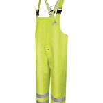 Hi-Visibility Flame-Resistant Rain Bib Overall - 10 oz.