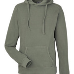 Pigment-Dyed Fleece Hooded Sweatshirt