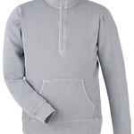 Pigment-Dyed Fleece Quarter-Zip Pullover