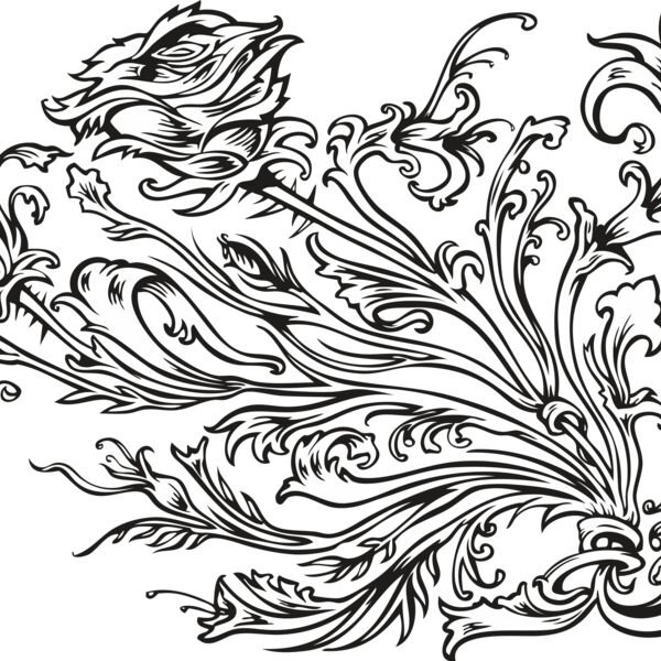 ESflower005BW Thumbnail