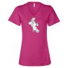 Women’s Relaxed Jersey V-Neck Tee Thumbnail