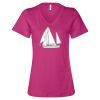Women’s Relaxed Jersey V-Neck Tee Thumbnail
