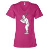 Women’s Relaxed Jersey V-Neck Tee Thumbnail