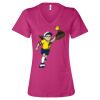 Women’s Relaxed Jersey V-Neck Tee Thumbnail