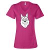 Women’s Relaxed Jersey V-Neck Tee Thumbnail