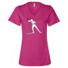 Women’s Relaxed Jersey V-Neck Tee Thumbnail