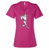 Women’s Relaxed Jersey V-Neck Tee Thumbnail