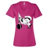 Women’s Relaxed Jersey V-Neck Tee Thumbnail
