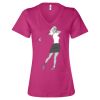 Women’s Relaxed Jersey V-Neck Tee Thumbnail
