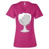 Women’s Relaxed Jersey V-Neck Tee Thumbnail