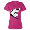 Women’s Relaxed Jersey V-Neck Tee Thumbnail