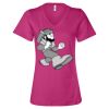 Women’s Relaxed Jersey V-Neck Tee Thumbnail