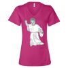Women’s Relaxed Jersey V-Neck Tee Thumbnail