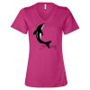 Women’s Relaxed Jersey V-Neck Tee Thumbnail