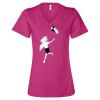 Women’s Relaxed Jersey V-Neck Tee Thumbnail