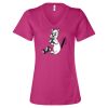 Women’s Relaxed Jersey V-Neck Tee Thumbnail