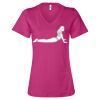 Women’s Relaxed Jersey V-Neck Tee Thumbnail