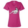 Women’s Relaxed Jersey V-Neck Tee Thumbnail