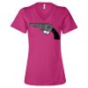 Women’s Relaxed Jersey V-Neck Tee Thumbnail