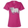 Women’s Relaxed Jersey V-Neck Tee Thumbnail