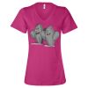 Women’s Relaxed Jersey V-Neck Tee Thumbnail