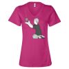 Women’s Relaxed Jersey V-Neck Tee Thumbnail