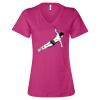 Women’s Relaxed Jersey V-Neck Tee Thumbnail