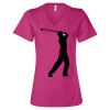 Women’s Relaxed Jersey V-Neck Tee Thumbnail