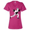 Women’s Relaxed Jersey V-Neck Tee Thumbnail